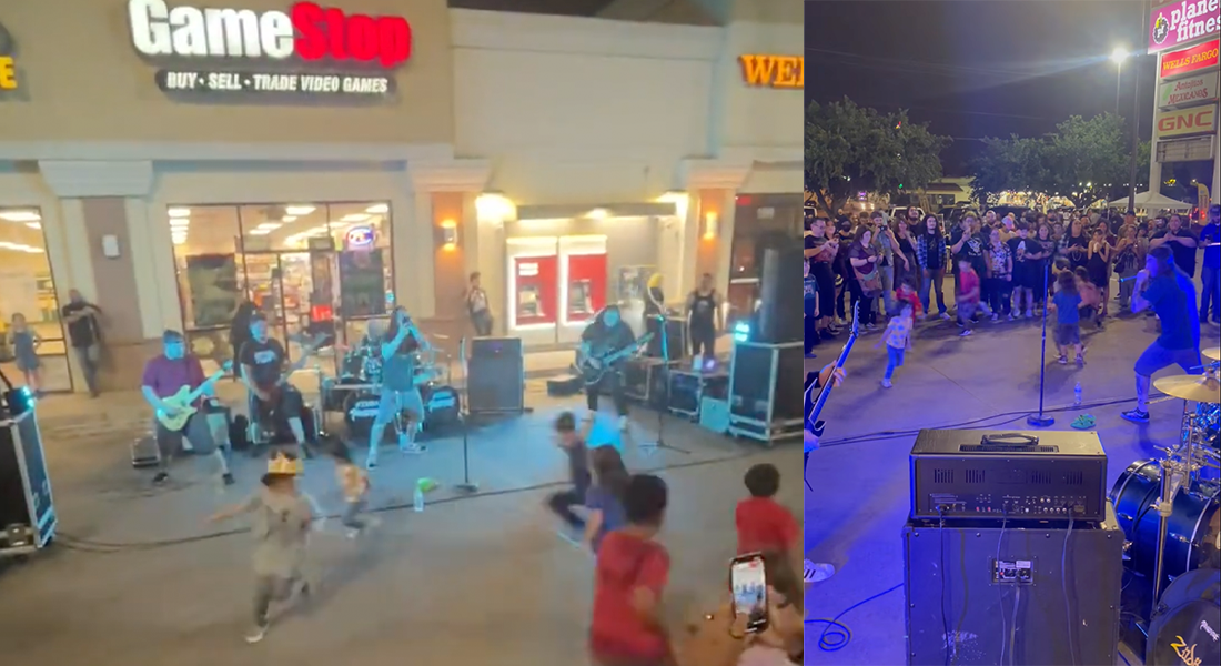 Behold! Little Kids Circle Pitting Outside A Game Stop To Death Metal