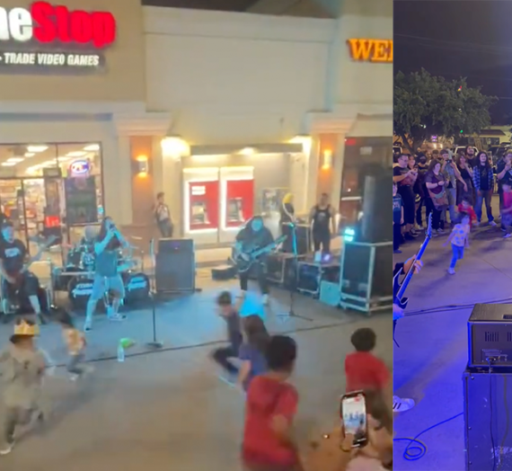 Behold! Little Kids Circle Pitting Outside A Game Stop To Death Metal