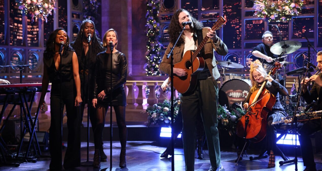 Hozier Plays the Pogues’ “Fairytale of New York” on Saturday Night Live: Watch