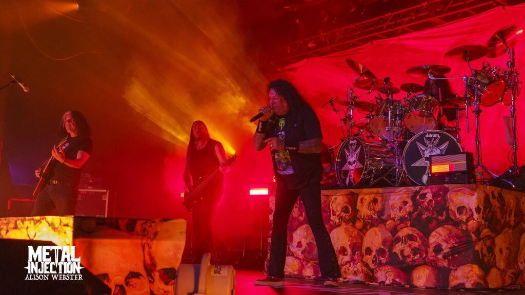 Photos: TESTAMENT, OVERKILL & DESTRUCTION At The Roseland Theater